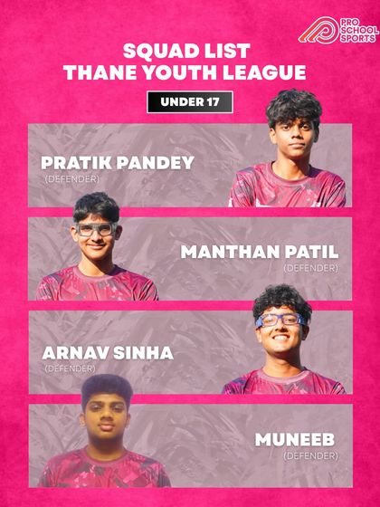 The defensive wall of our Under-17 TYL squad. These defenders are focused and ready for any challenge.