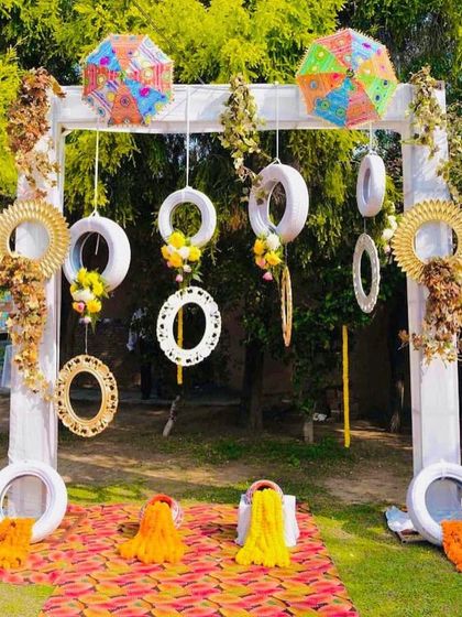 Creative&Creations - Event Decoration Vibrant Haldi & Mehendi Decor photo 22