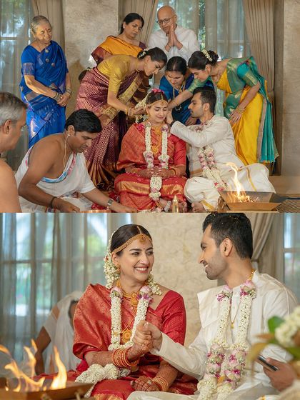 South Indian Bridal Drapes photo 11