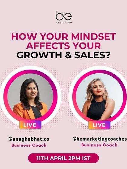 A big part of our events is discussing how your mindset directly impacts your business growth and sales. Here's a look at a live session I co-hosted on this exact topic, giving you a taste of the value we provide.