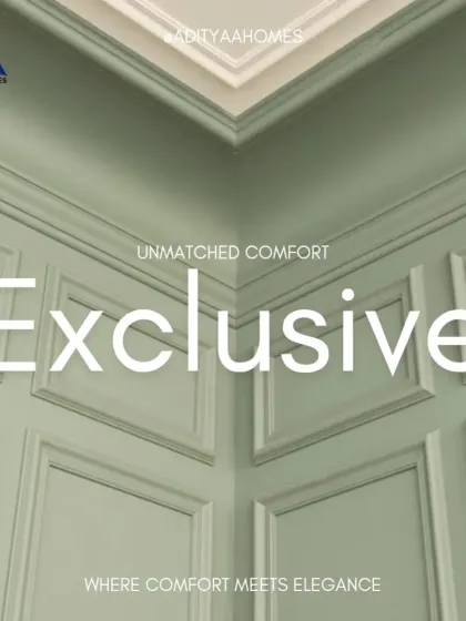 This image captures the essence of our design with its focus on exclusive comfort and elegant wall moulding. We create spaces where comfort meets elegance.