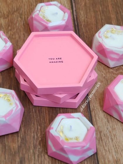 Hues of Memories - Custom Eco-Resin Home Decor Hand-Poured Soy Wax Candles photo 12