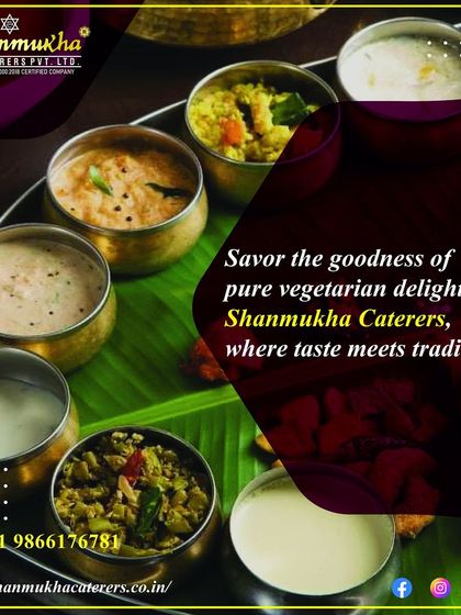 Shanmukha Caterers - Pooja & Festival Catering Traditional Banana Leaf & Thali Feasts photo 17