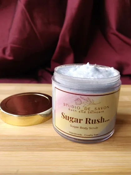 Not many people know I sell body scrubs too. Head to my website to get silky smooth skin with my Sugar Rush foaming body scrub.