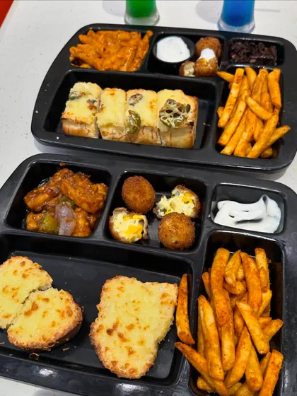 A top-down view of my Party Platter and Italian Platter, showcasing the delicious variety each one offers.