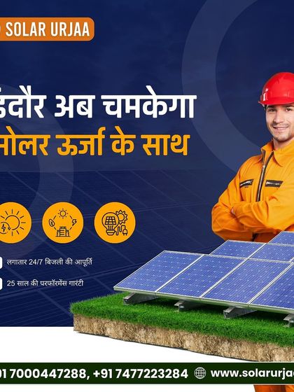 **Indore will now shine with solar energy.** I am bringing a 24/7 power supply and a 25-year performance guarantee to the city, ensuring a brighter, more sustainable future for all.