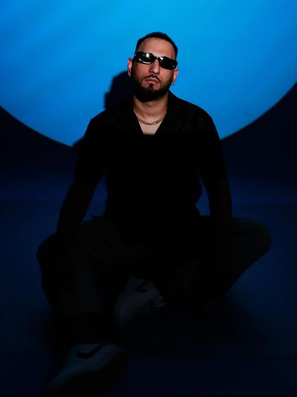 Call me Bluetooth, because I stay connected to the vibe. A few shots from a recent press shoot with a cool, electric blue theme.