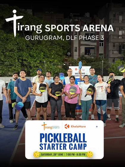 It's not just badminton. I'm building a community around all kinds of sports. This is a shot from our successful Pickleball Starter Camp in Gurugram, bringing new players together to learn a fun, fast-growing sport.