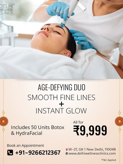 Combine the line-smoothing power of Botox with the deep cleansing and hydration of a HydraFacial. This age-defying duo is one of our most popular packages for achieving an instant glow and smoother skin.