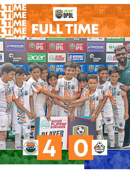 A dominant 4-0 win for our U10 squad in the DPDL. We focus on building strong foundations from a young age, and the results speak for themselves.