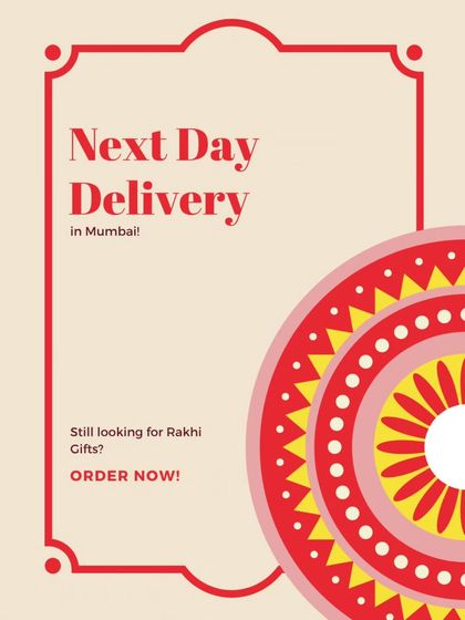 Last minute Rakhi shopping? I offer next-day delivery in Mumbai to make sure your gift arrives on time. Don't let your sibling down this year.