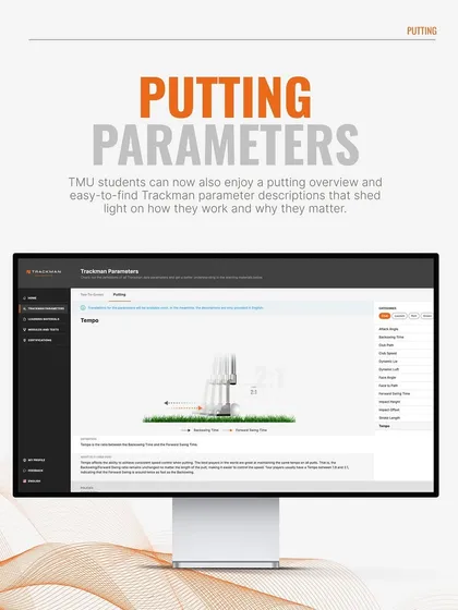 TrackMan isn't just for full swings. The putting parameters allow us to get an incredibly detailed overview of your putting stroke, which is critical for improving your short game.