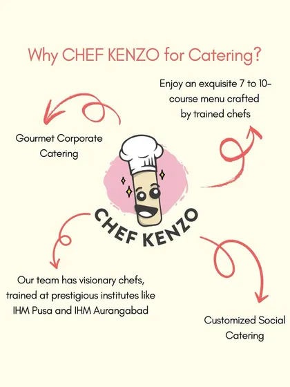Wondering why you should choose us for your catering? It's simple: we combine the skill of chefs from prestigious institutes like IHM Pusa with fully customized menus for any social or corporate event.