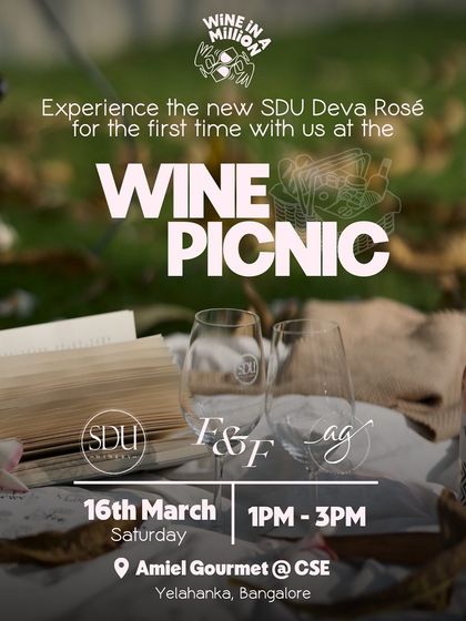 I'm excited to host this Wine Picnic, where guests can experience the new SDU Deva Rosé for the first time, paired with a curated picnic basket.