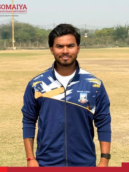 Swayam Waghmare, the second player selected for the prestigious University of Mumbai Inter-University West Zone Tournament, representing our commitment to developing high-caliber athletes.