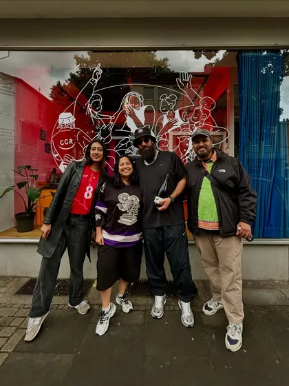 The crew at Cute Community Radio in Bochum. I got to meet and hang out with so many talented people. These connections and collaborations are what make touring so special.