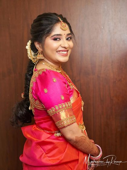 Makeovers by Ramya - Hair Styling & Saree Draping South Indian Wedding Diaries photo 45