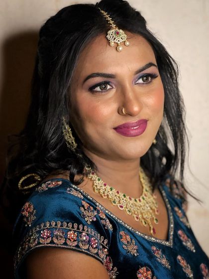 Himabindu - Bridal Makeup Engagement & Reception Glam photo 45