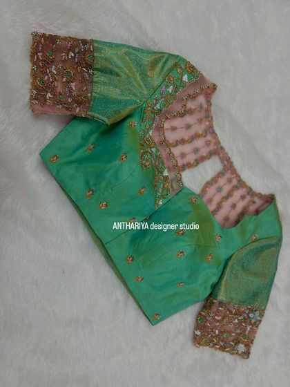 Anthariya by Nidhi Gowda - Ethnic Wear Design & Embroidery Courses Modern Elegance: Sheer & Contemporary Blouses photo 16