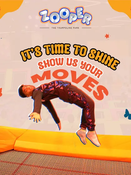 It's time to shine, show us your moves. Whether you're a pro flipper or a first-time jumper, our park is your stage.