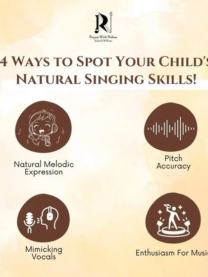 Four ways to spot your child's natural singing skills. Look for signs like natural melodic expression, pitch accuracy, and a general enthusiasm for music.