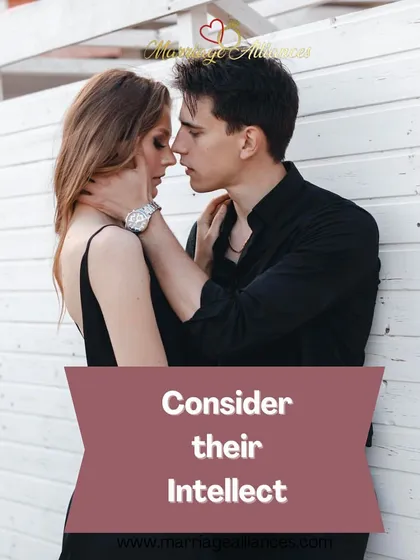 A partner's intellect and how they think is a crucial factor for compatibility. My process encourages you to look beyond looks and focus on finding someone whose mind and conversation you genuinely connect with.