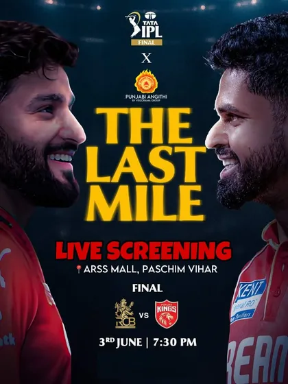 IPL fever is real and I've got the cure. I screen all the big knockout games and finals. Imagine watching the final showdown with a plate of my world famous chaap. It's a vibe you won't get on your couch.