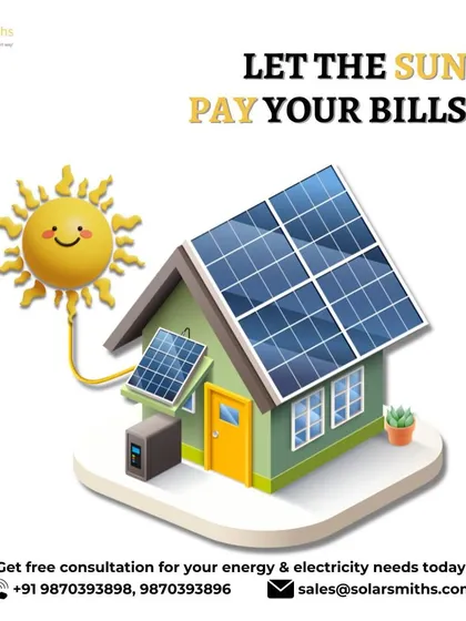 Another visual showing how the sun can pay your bills. My systems are designed to maximize your savings and provide you with free, clean energy.