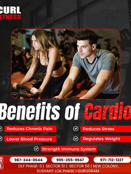 The benefits of cardio go beyond weight loss. It reduces stress, lowers blood pressure, strengthens your immune system, and helps regulate weight.