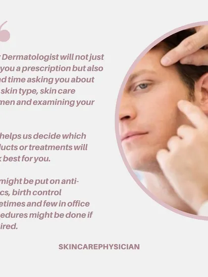During a consultation, I take the time to thoroughly examine your skin and understand your routine. This allows me to prescribe the most effective products and in-office procedures for your specific needs.