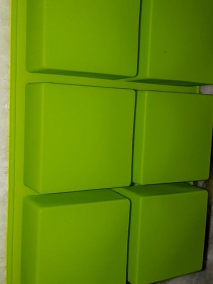 This 6-cavity square silicone mold is a basic but essential tool for any soap maker. It's perfect for testing new recipes or for small batch production.