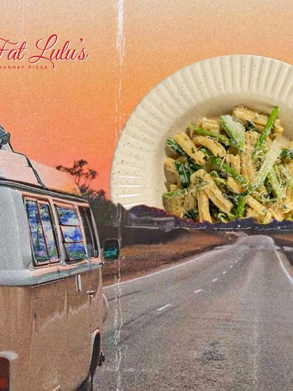Your road to a perfect pasta starts here. This creative collage shows that all roads lead to a delicious plate of my pasta.