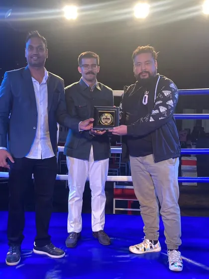 A formal recognition of my efforts to organize professional fights.