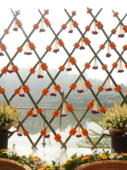 Vibrant Haldi & Mehendi Functions photo 49