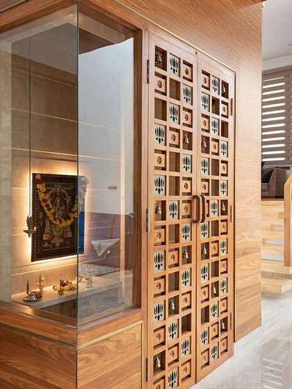 ID+AS Architects - Interior Design Modern Sanctuaries: Pooja Room Designs photo 3