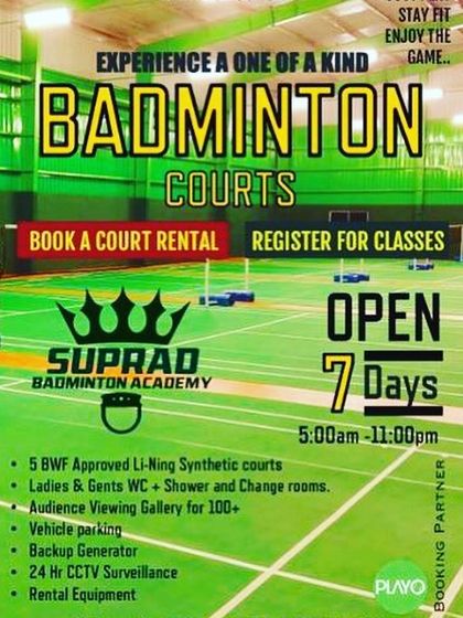 Suprad Badminton Academy - Badminton Coaching Programs, Bookings & Safety photo 4