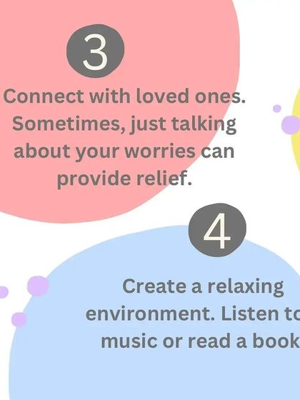 Talking about your feelings with loved ones can provide immense relief. Creating a calm space for yourself is another key step in managing stress.