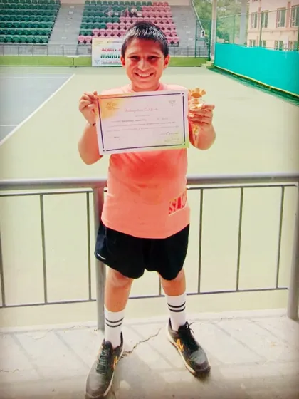 Congratulations to our player Aaradhaya Awasthi, who secured 1st position in the Boys Under-12 category at the DLTA Intramural Tennis Championship 2022. We are elated with his performance.