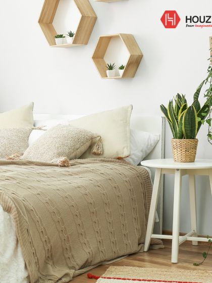 Houzlook - Full Home Interior Design & Turnkey Execution Serene & Stylish Bedrooms photo 25