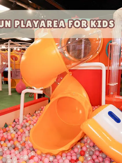Our massive soft play area is a paradise of fun. Featuring colorful ball pits and exciting slides, it's a safe and engaging environment where toddlers and young children can climb, explore, and play to their heart's content.