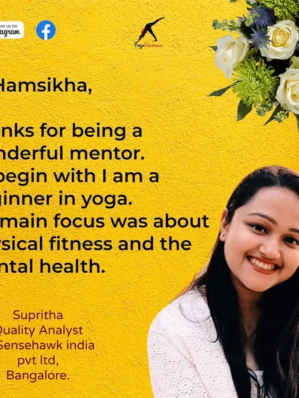 Supritha, a Quality Analyst from Bangalore, shares her feedback on how the sessions have helped her with both physical fitness and mental health.