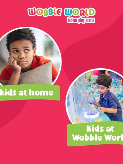 The difference is clear. Kids at home might be bored, but kids at Wobble World are engaged, active, and full of joy.