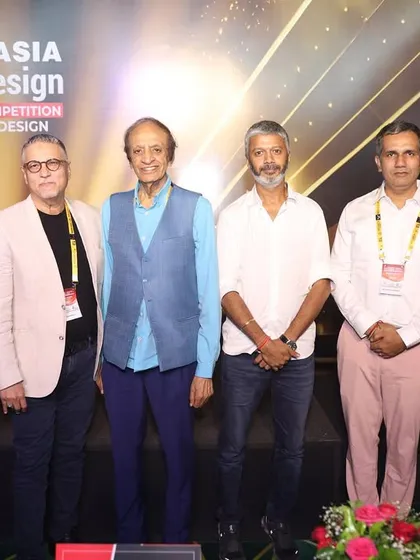A group photo with fellow jury members at the WADE Asia ArchiDesign competition. It is an honor to be part of events that celebrate and encourage women in architecture and design.