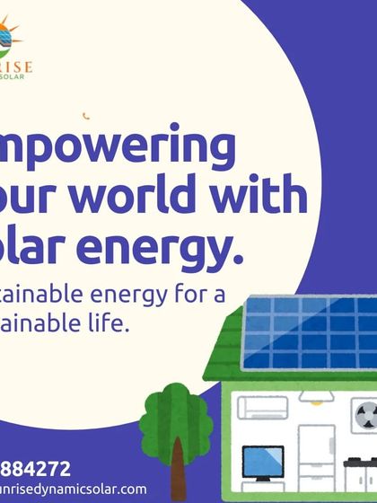 This graphic illustrates how solar energy can empower your world, providing sustainable power for all the appliances in your home.
