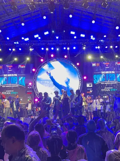 The 'Sing for KK' tribute concert was so emotional. It was an honor to be on stage, celebrating a legend with thousands of his fans.