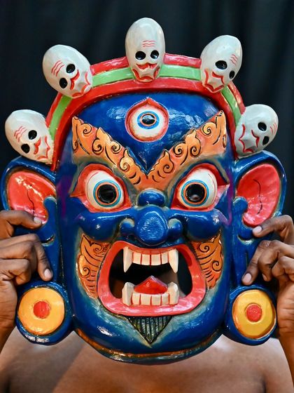 Greenhouse - Curated Artisan & Vintage Decor Hand-Carved Traditional Masks photo 14