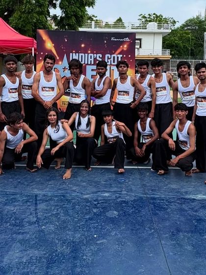 The full squad in a group photo. Unity and strength in numbers.