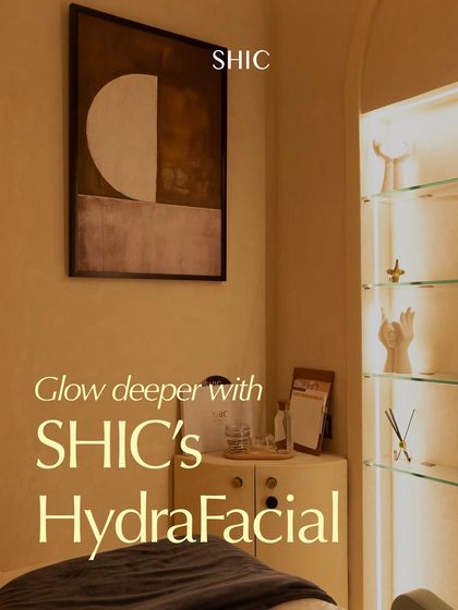 Glow deeper with our HydraFacial. This image invites you into the serene environment where we perform this deeply hydrating ritual, designed to restore and replenish your skin.