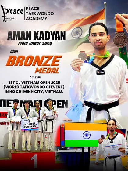 Aman Kadyan brings home a Bronze medal from the 2025 Vietnam Open. His hard work and dedication have paid off, and we celebrate his success.