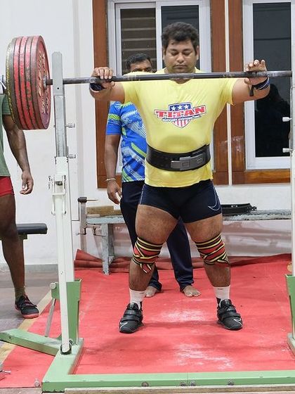 Under the bar at the Mumbai railway camp. The environment changes, but the intensity remains the same.